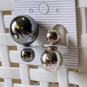 NWOT 360 Double-Sided Bauble Statement Stud Earrings *3 Sets*